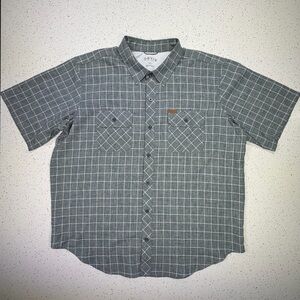 ORVIS Blue Plaid Casual Shirt